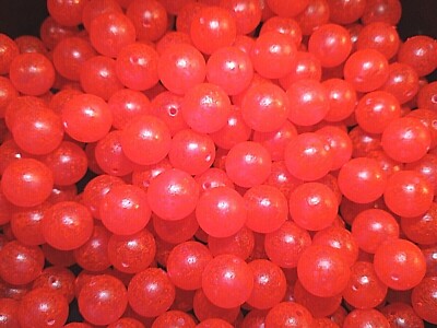 12MM & 14MM Custom Chinook Salmon Beads ALASKAN ROE UV