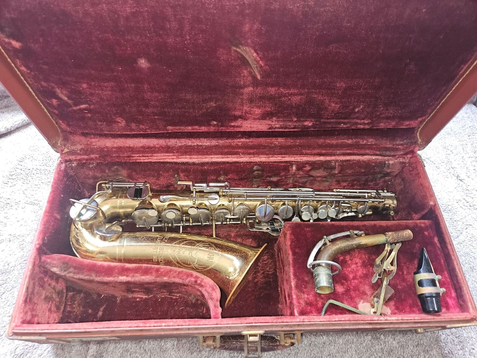ELKHART BUESCHER 21A アルトサックス　ビンテージ　演奏可能 ELKHART BUESCHER 21A アルトサックス ビンテージ 演奏可能