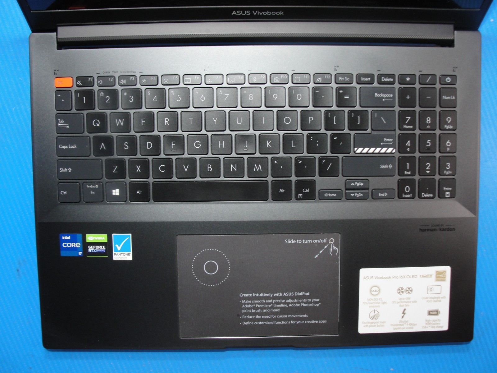 ASUS Vivobook Pro 16X OLED N7600 i7-11370H 32GB 1TB SSD RTX 3050 - Thumbnail 13