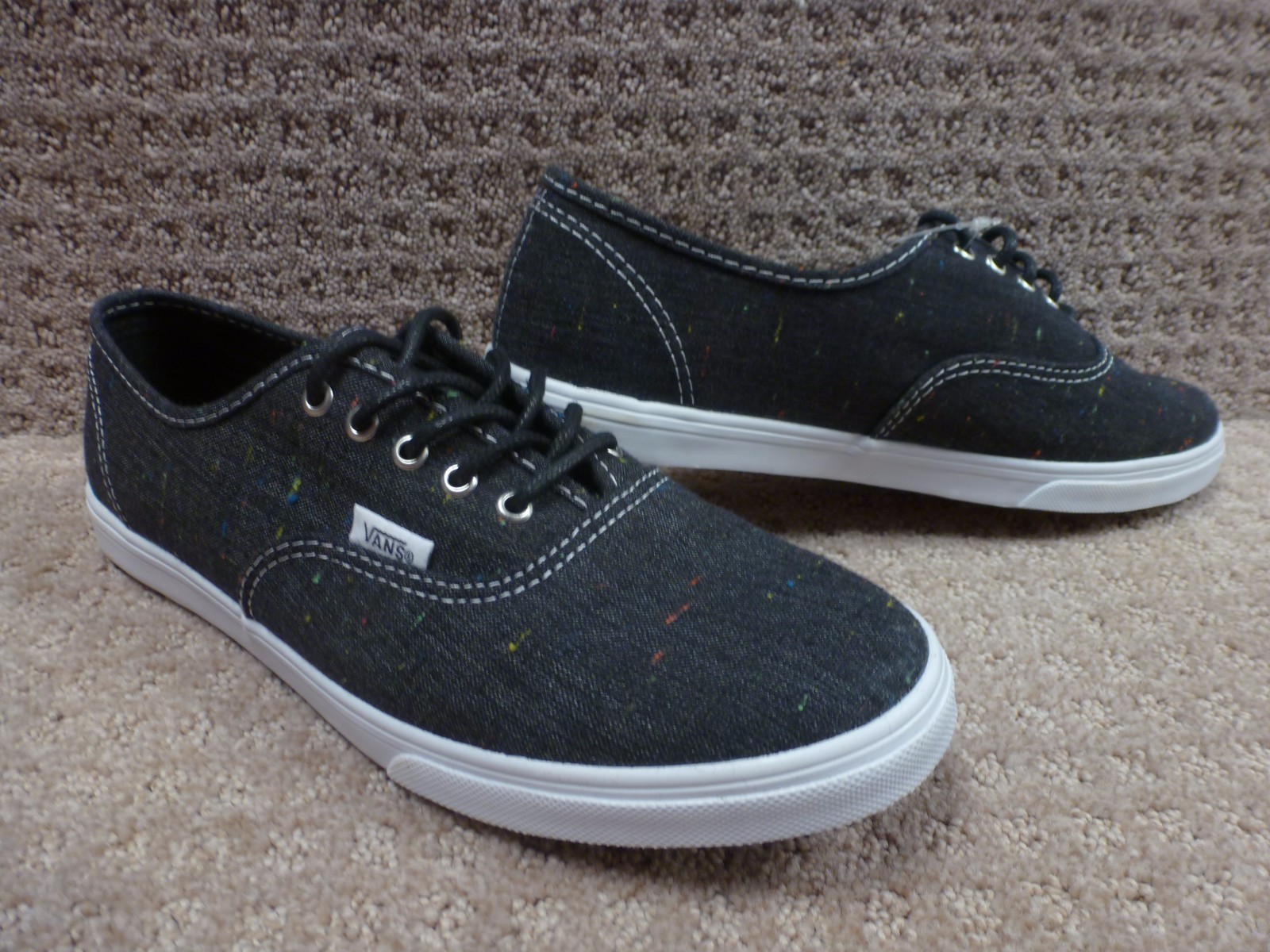 vans speckle linen authentic lo pro