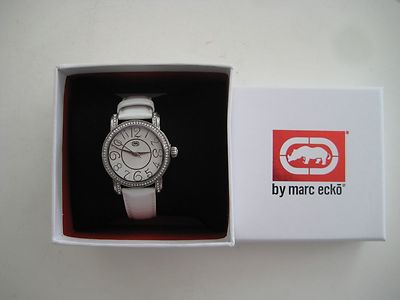 Rhino by Marc Ecko Women E8M126MV Bold Graphic Detailed White on White Watch