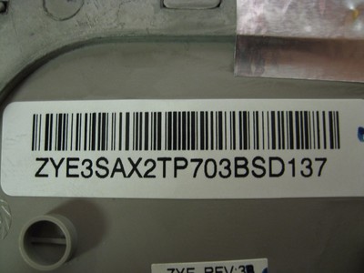 HP G42-475dx Touchpad Palmrest, Speakers, Power Button 3SAX2TATP70 (E2-17)