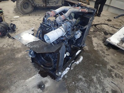 Cummins QSB 3.3 Turbo Diesel Engine Power Unit RUNS NICE! 100 HP Tier 3 Komatsu