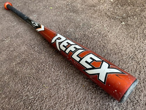 Used Red Easton REFLEX baseball bat 30in 25oz 2 5/8in Barrel