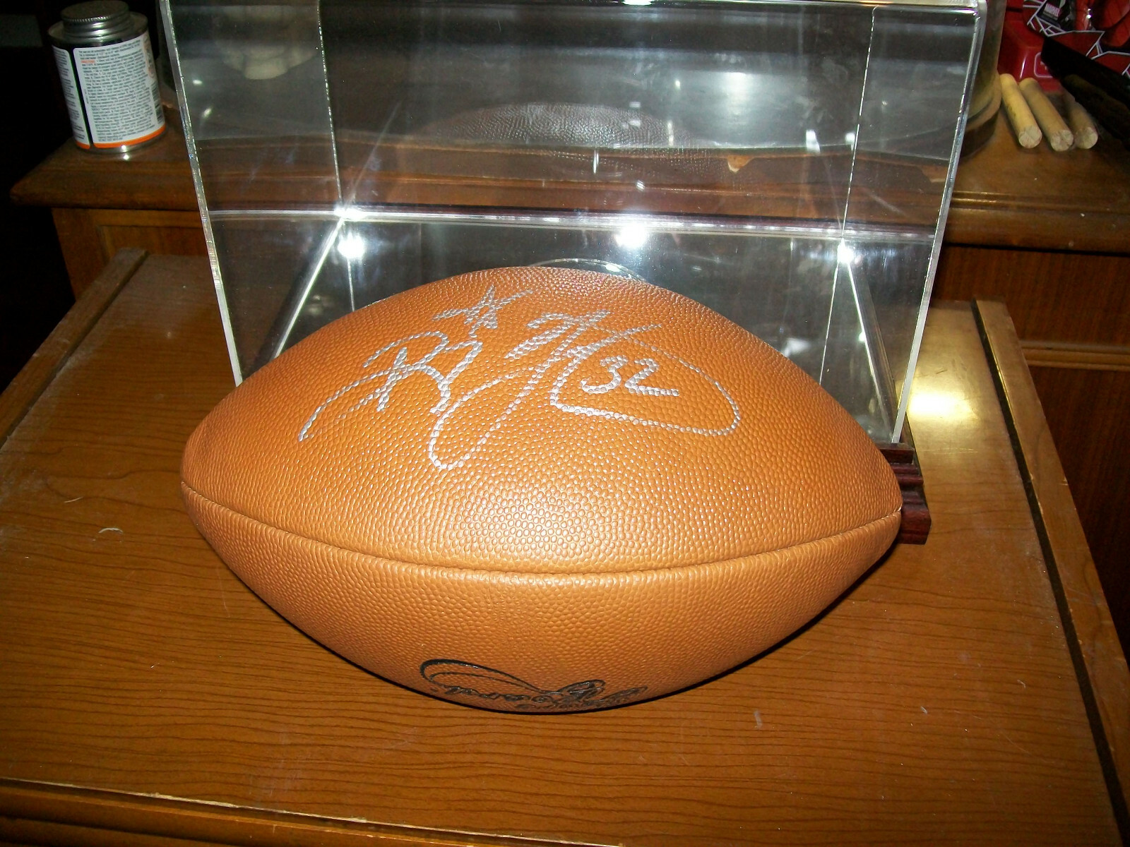 RICKY WATTERS SIGNED FOOTBALL SCOREBOARD AUTHENTICATED WITH CASE COA