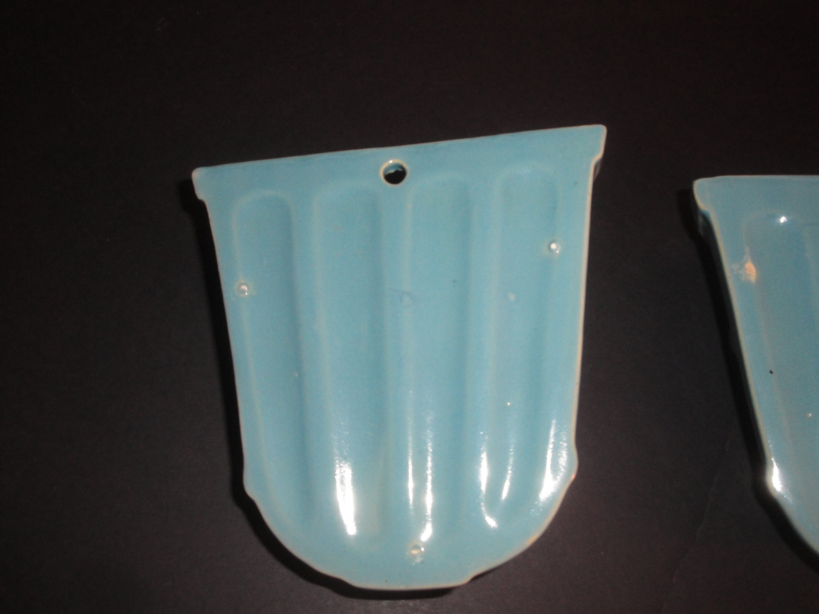 Rosemeade Pottery Egyptian Wall Vases in Blue Super Rare! Free Shipping