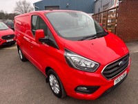 2022 72 Ford Transit Custom 2.0 280 EcoBlue Limited Auto L1 H1 *RACE RED* NO VAT