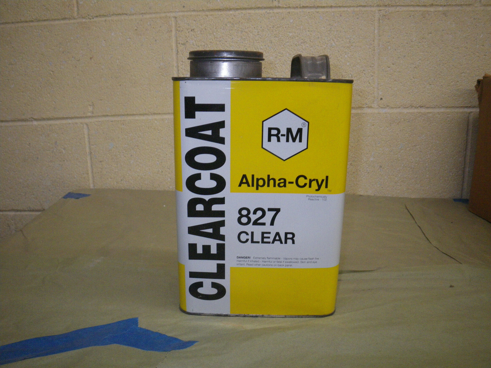 Rm 827 Acrylic Lacquer Clearcoatnos1 Gallonrestoration Auto Paint