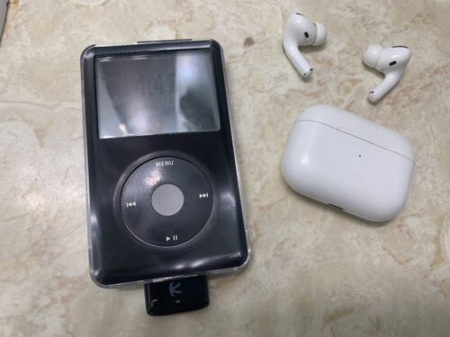 Apple iPod Classic Black / Clear Hard Case Cover 6th 80