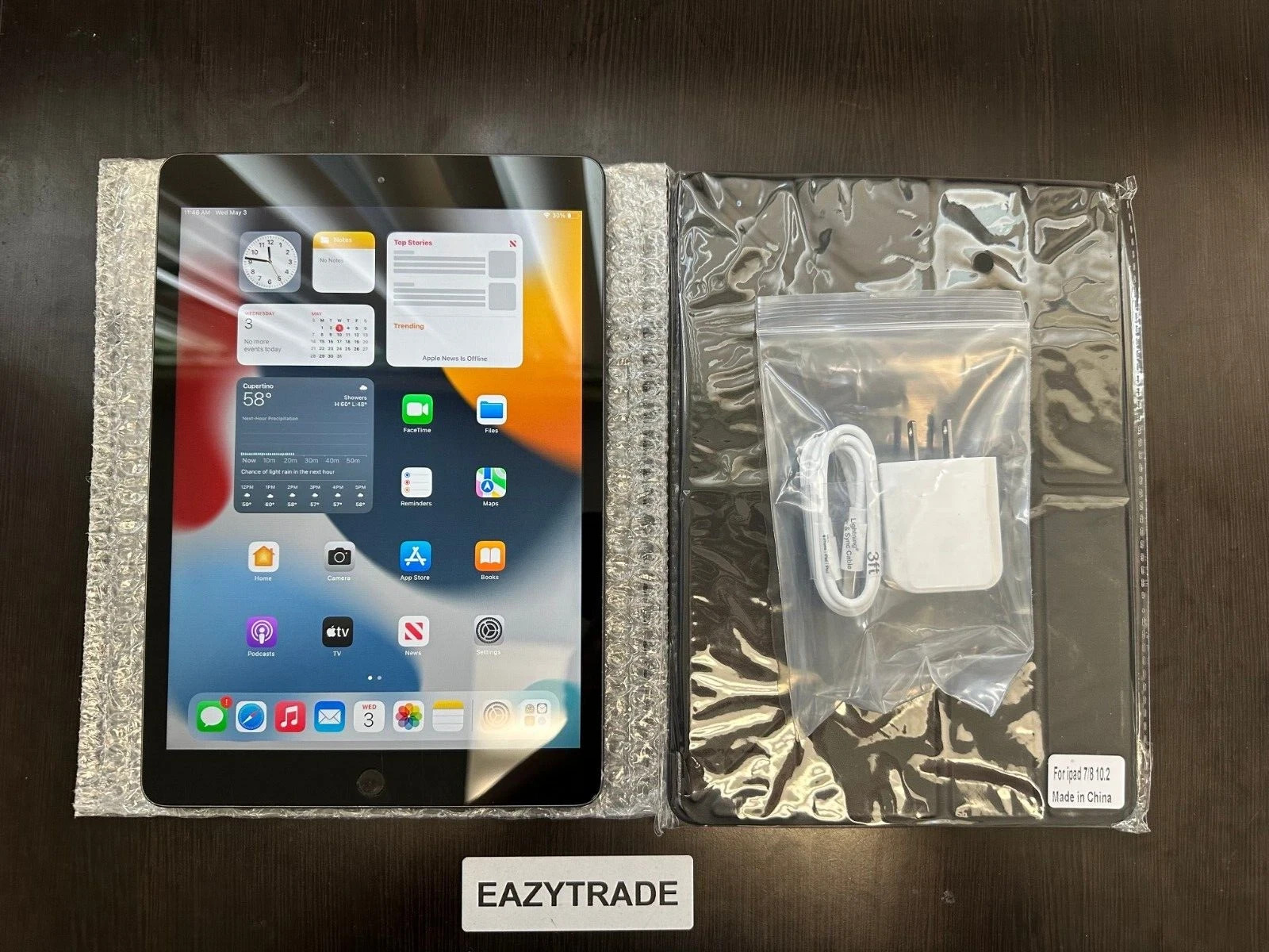 Apple iPad 7th Gen, Wi-Fi, 10.2in - 32GB 128GB - Gray Silver