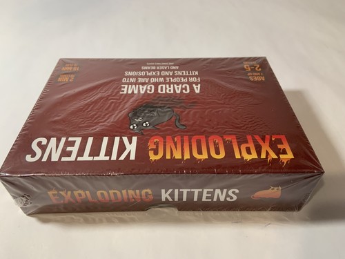 Exploding Kittens-A Card Game New Sealed Box Ages 7+