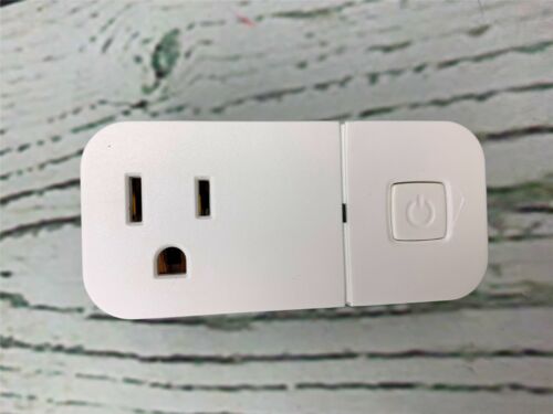 Wireless Mini Smart Plug Outlet USB Wifi White Compatible with...
