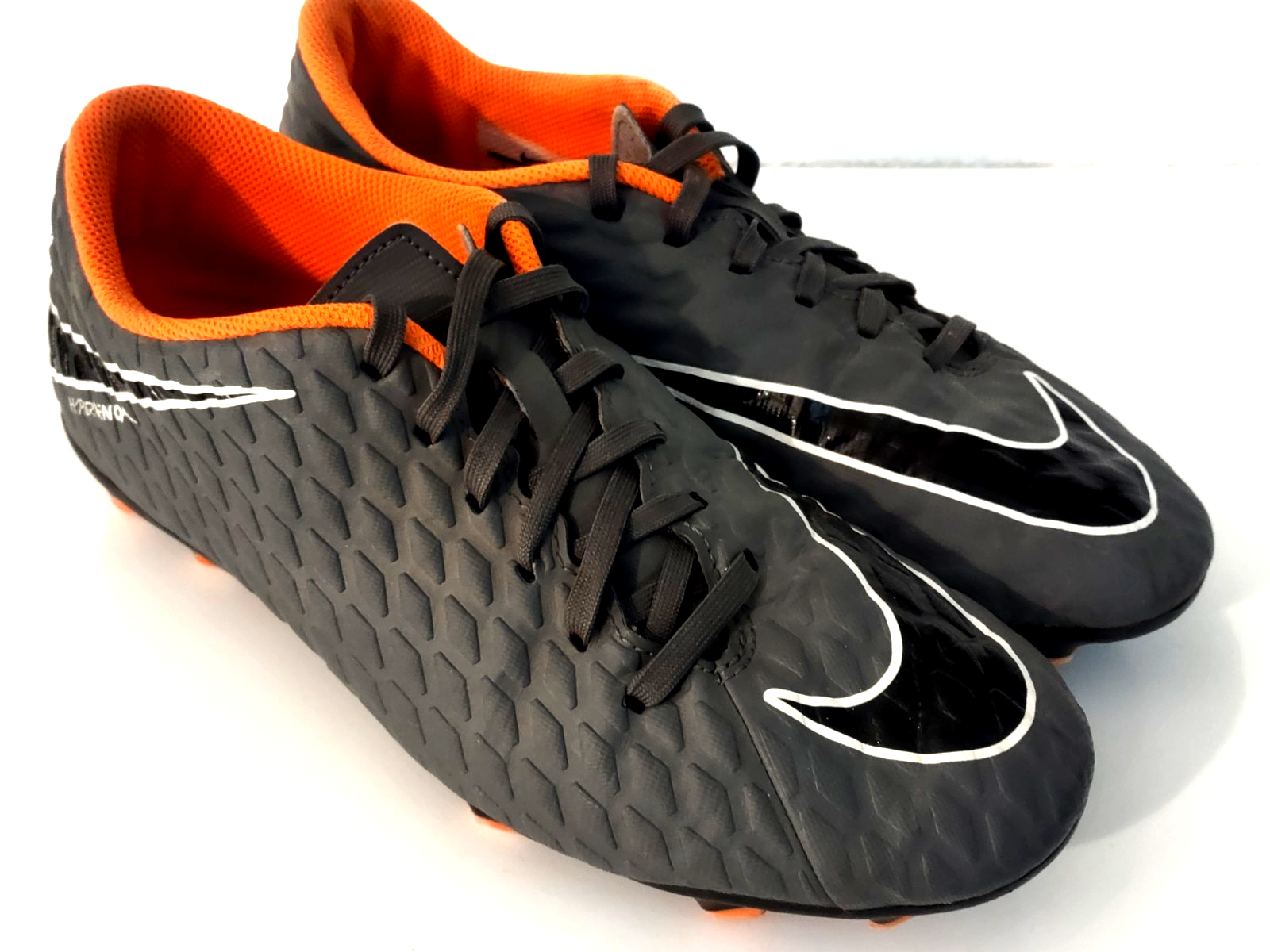 Nike Hypervenom Phantom 3 Club FG Soccer Cleats Mens Sz 7 Gray