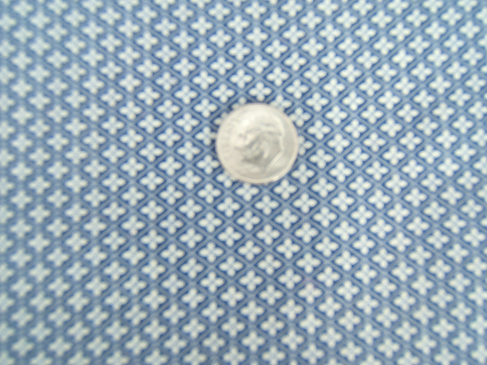 Vintage Concord's Staffordshire Cotton Fabric Blue Small Print ~ 35