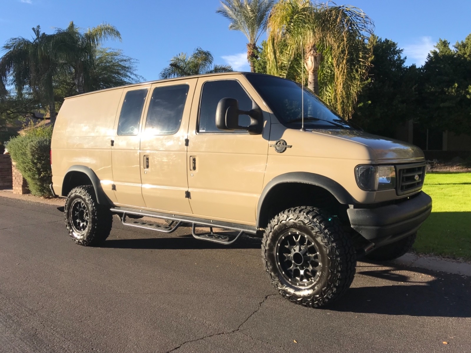 ford e350 7.3 diesel 4x4 van for sale