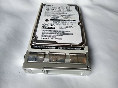 SUN ORACLE H101212SESUN1.2TB 10K 2.5'' SAS HDD HUC101212CSS600 with tray 7106617