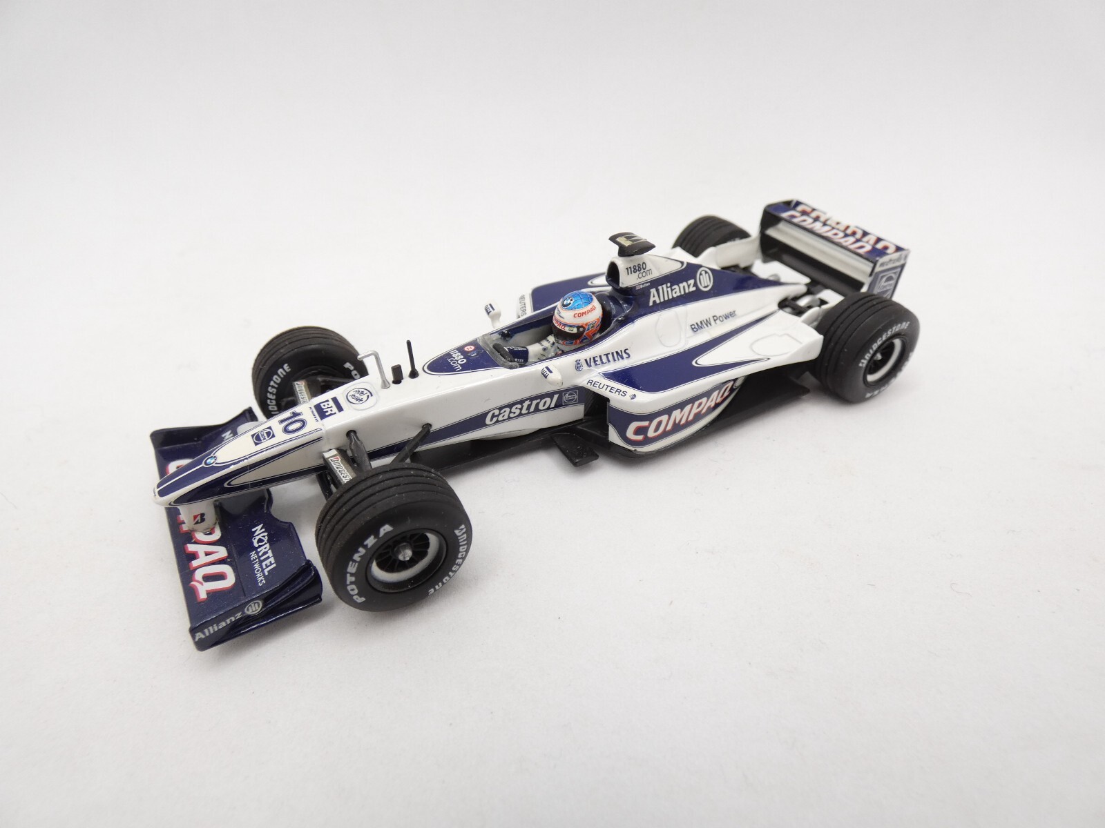 高質で安価 Williams BMW FW22 Jenson Button #10 2000 1/43 Minichamps F1 ミニカー