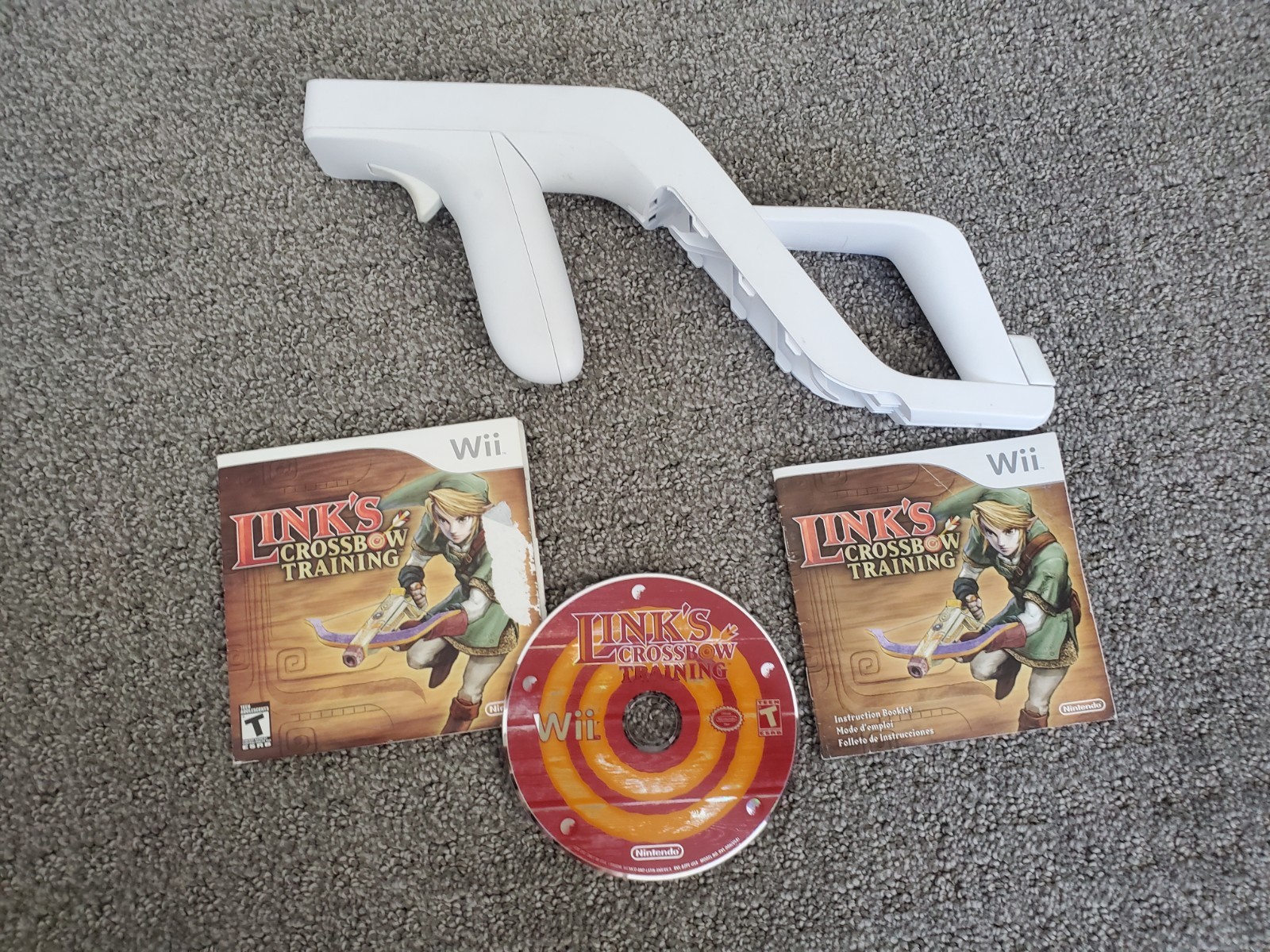 Link's Crossbow Training Nintendo Wii Zelda Game Complete With Wii