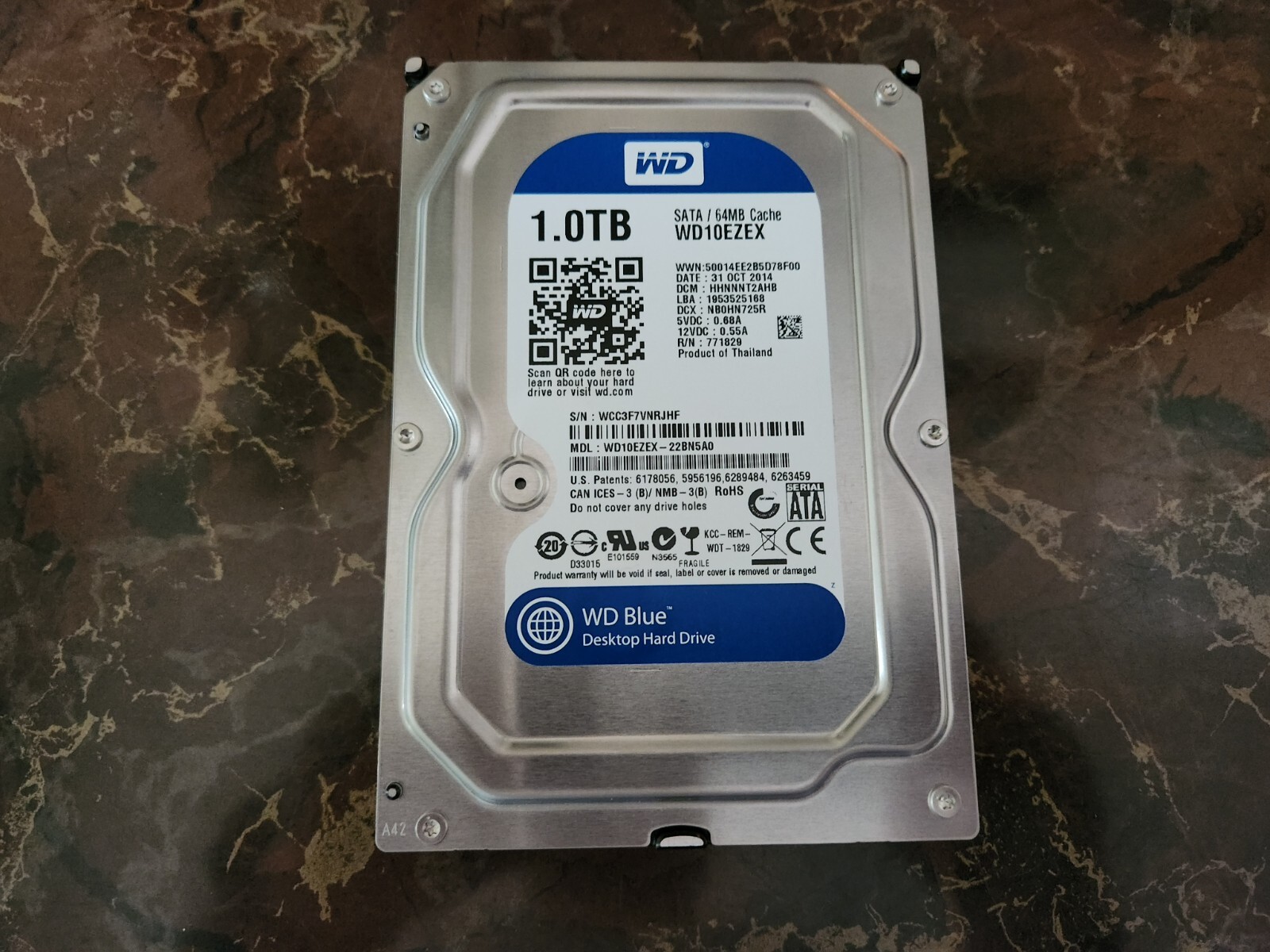 Western Digital - Western Digital製HDD　WD10EZEX　1TB SATA600 7200 Amazon.com: Western Digital 1TB WD Blue PC Internal Hard