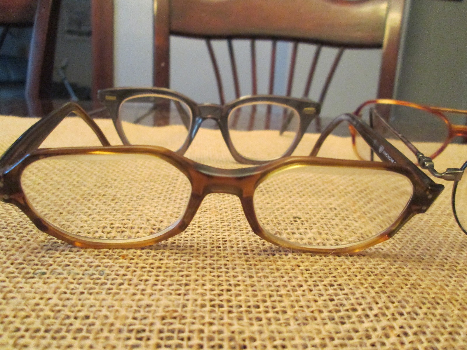 Lot of 4 Vintage Eyeglass Frames LATOUR FOSTER GRANT AMERICAN OPTICAL GLENDALE