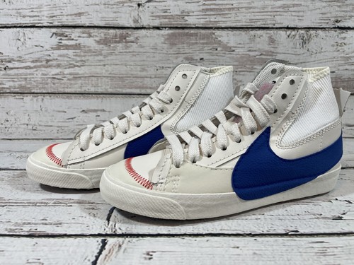 Nike Blazer Mid 77 Jumbo Size 8 Swoosh Check Phantom Royal White DR9868-002  | eBay