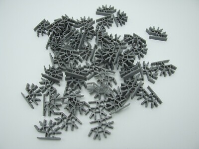 50 K'nex 4-Way 3D Connector Silver Replacement Part Piece 909091 Expansion