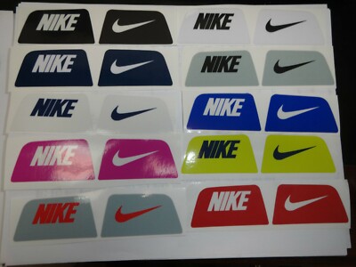 NIKE Visor Decals Select One of Ten Color Combinations