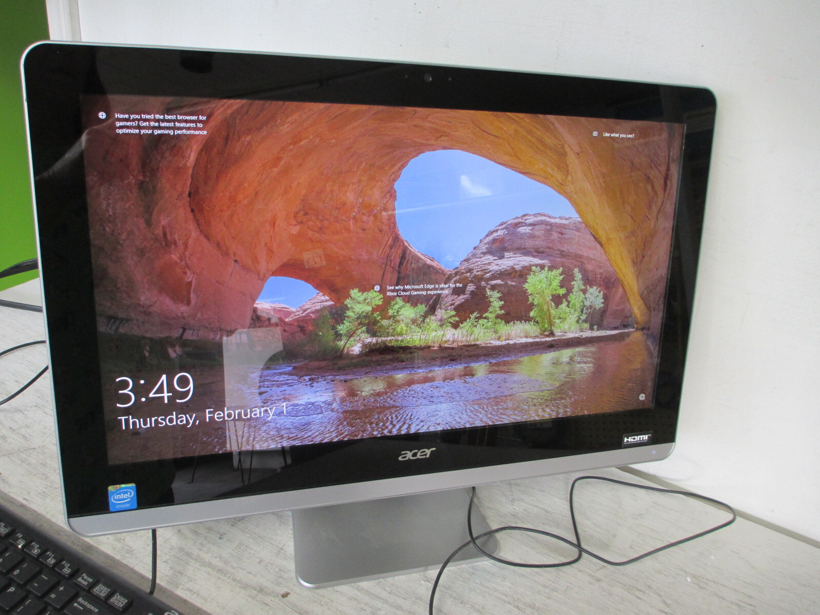 ACER Aspire ZC-700G All In One Desktop 4GB 500GB 1.6GHz Win10 ACER Aspire ZC-700G All In One Desktop 4GB 500GB 1.6GHz Win10
