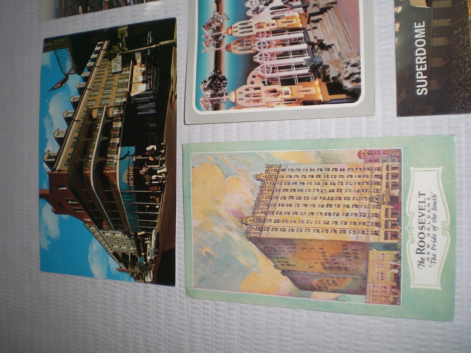 Lot of 8 Vintage Postcards (7) New Orleans and (1) Baton Rouge, Louisiana