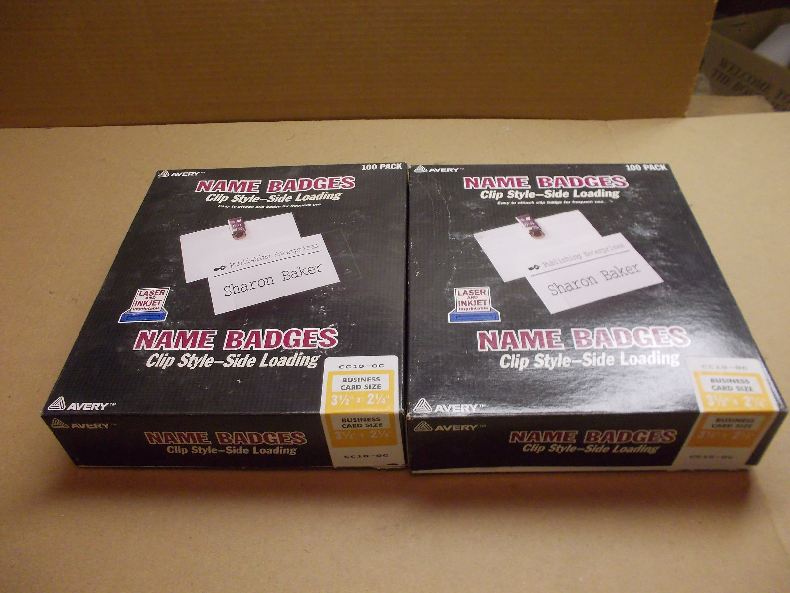 199 New Seminar Name (Badges) Tag Holders 3 1/4