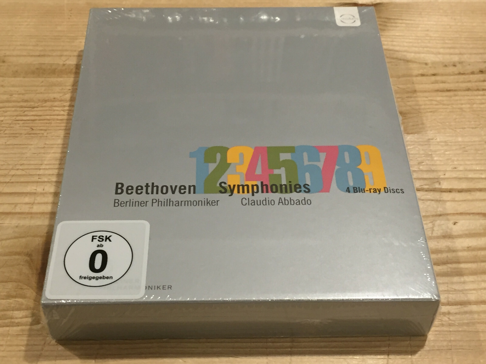Beethoven Complete Symphonies ABBADO EUROARTS 4 BLU-RAY DISC BOX NEW SEALED Beethoven Complete Symphonies ABBADO EUROARTS 4 BLU-RAY DISC BOX NEW SEALED