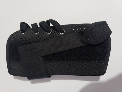 DJO 79-87205 Procare Lace Up Wrist Support, Right, Medium, 6.5''-7.5'', 7''L, Black