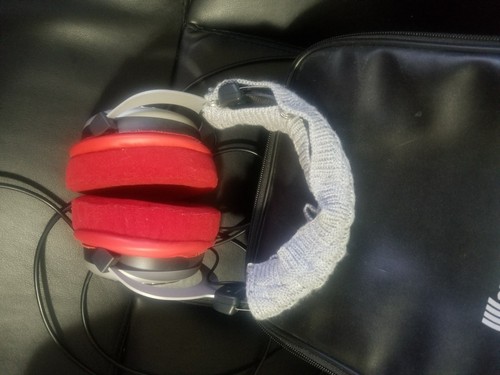 BeyerDynamic DT 990 Premium Headphones 32 OHM w Upgraded Red Pads, and head pad.