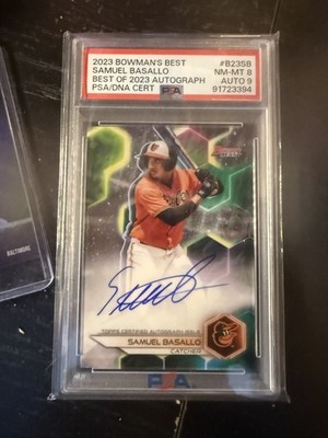 Adley Rutschman Rookie Auto PSA 9/10 -2019 Panini Stars