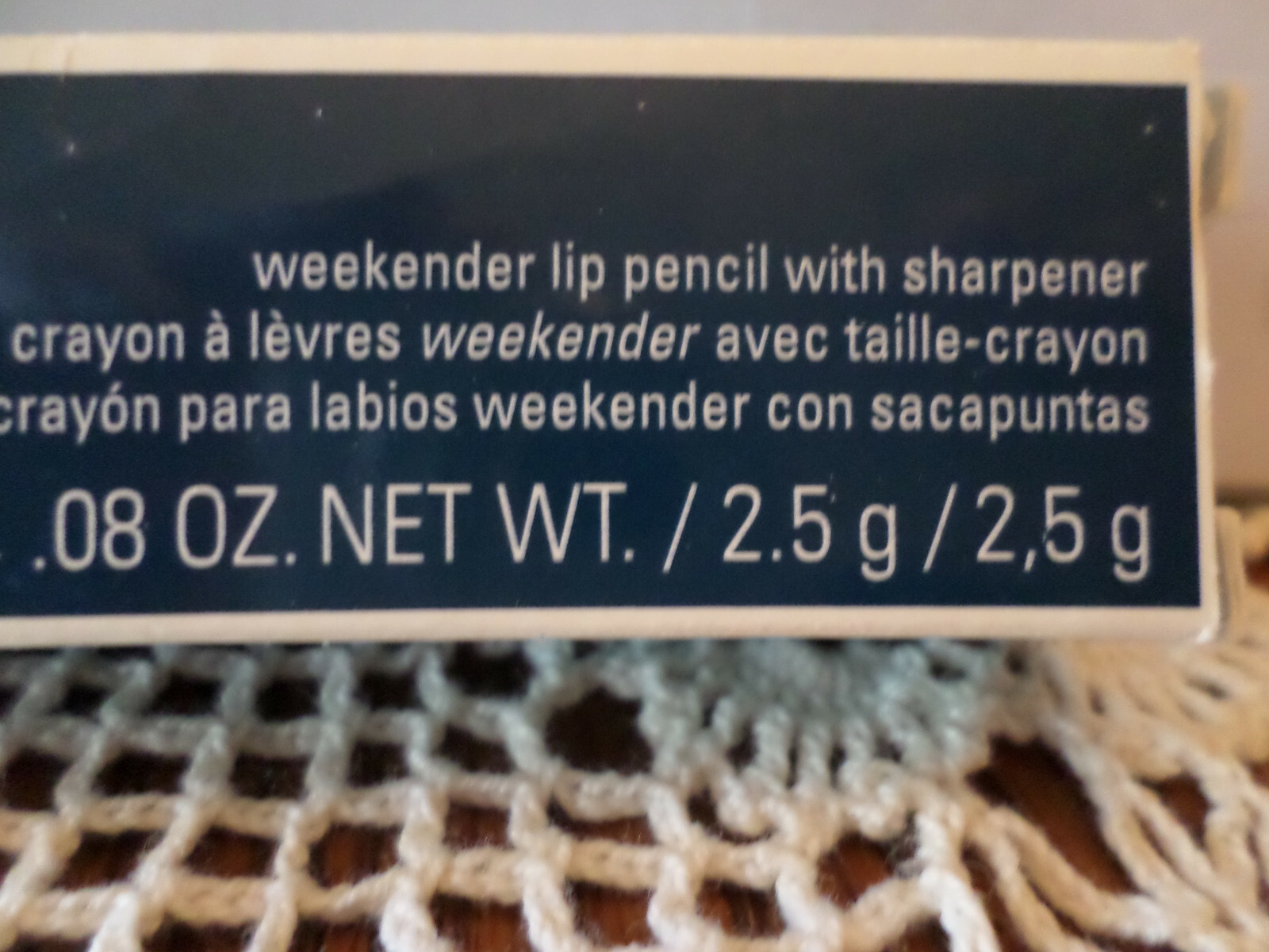 Mary Kay Weekender Lip Pencil With Sharpener~New in Box~Coral Stone Discontinued