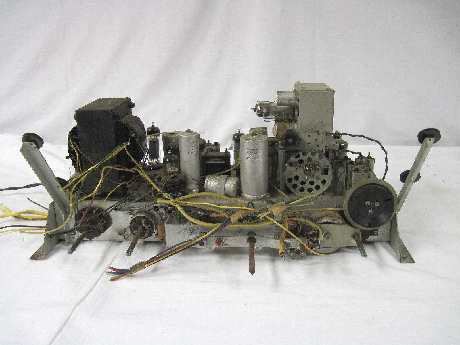 Vintage Philips FX 824 A/54 Tube Radio Amp Chassis parted out of stereo console