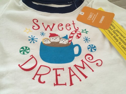 NEW GYMBOREE Gymmies Pajamas Holiday Christmas Unisex Boys Girls 12-18 Months