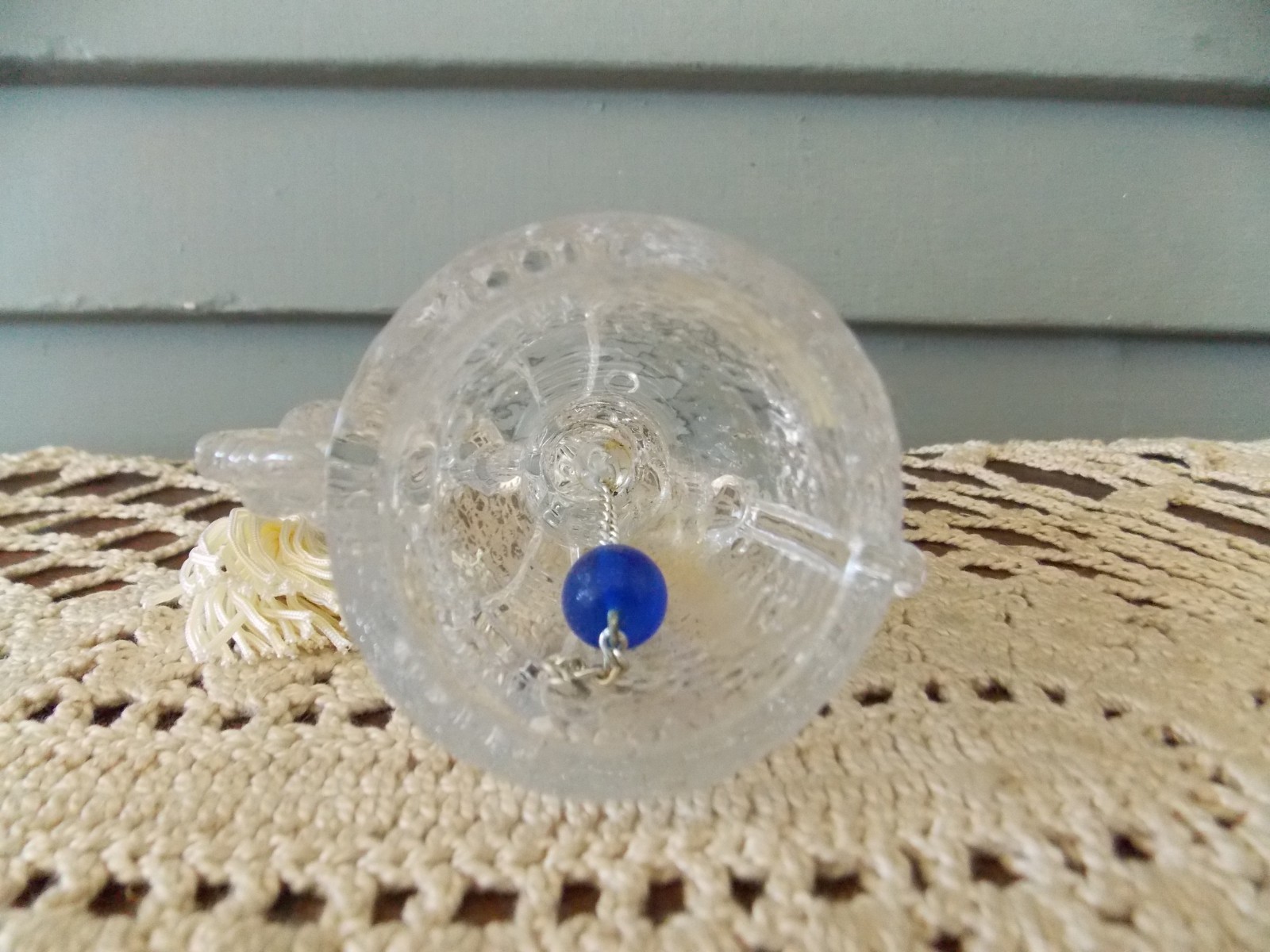 Waterford Marquis Crystal Snowman Bell Ornament