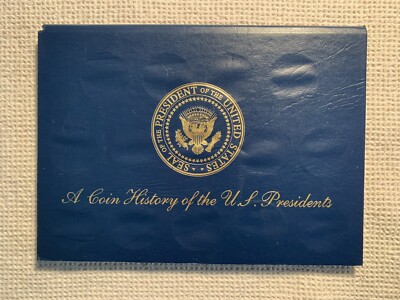 6 Presidential Coins With Book