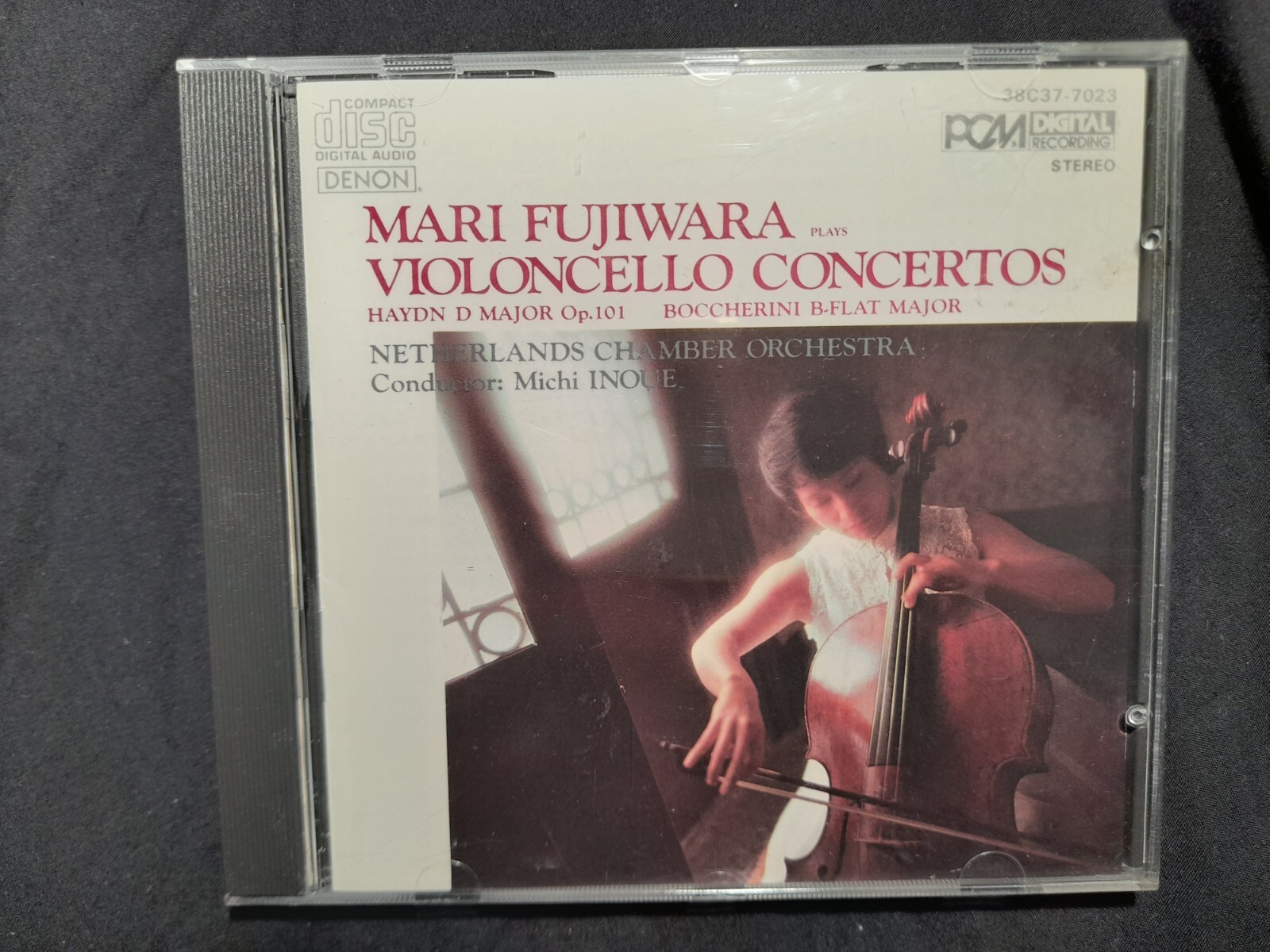 MARI FUJIWARA Violoncello Concertos HAYDN / BOCCERI *JAPAN MARI FUJIWARA Violoncello Concertos HAYDN / BOCCERI *JAPAN
