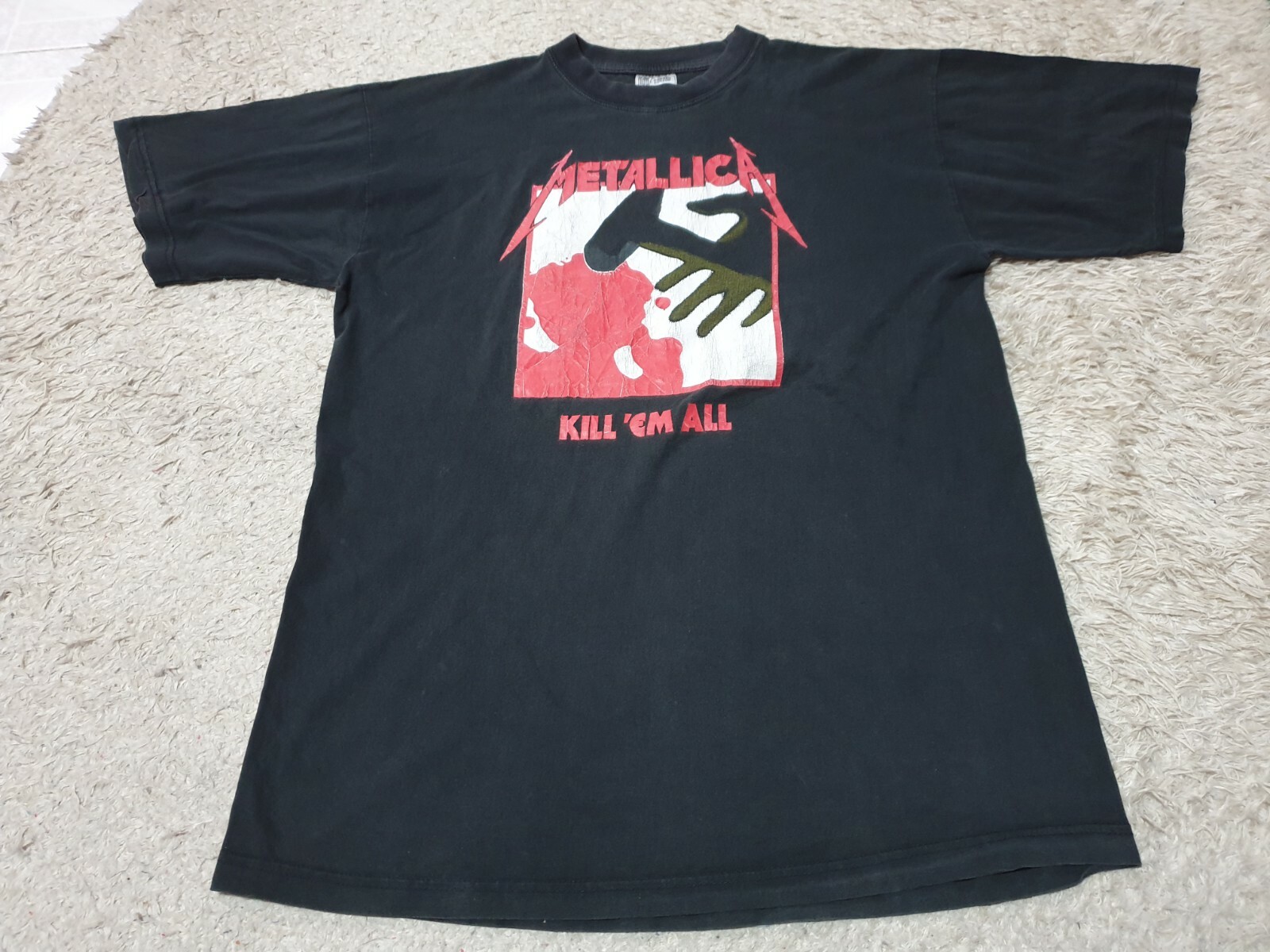 90s メタリカ ビンテージ バンドTEE KILL 'EM ALL 90's Vintage 1994 METALLICA Kill Em All T Shirt Large With
