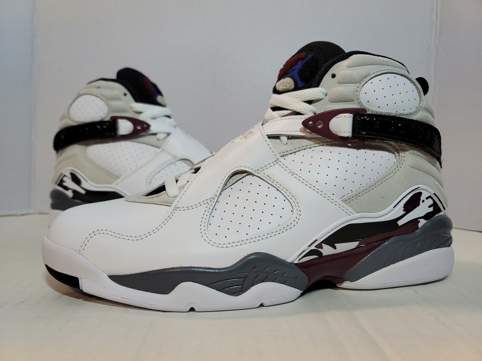 スニーカー NIKE Air Jordan 8 Retro White Burgundy WMNS 2020 AW 20 Sneaker Politics