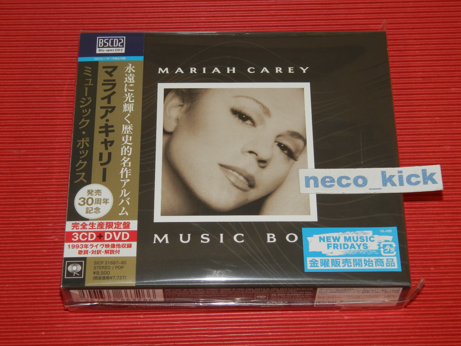 6WT MARIAH CAREY MUSIC BOX 30TH ANNIVERSARY JAPAN 3 BLU-SPEC 6WT MARIAH CAREY MUSIC BOX 30TH ANNIVERSARY JAPAN 3 BLU-SPEC