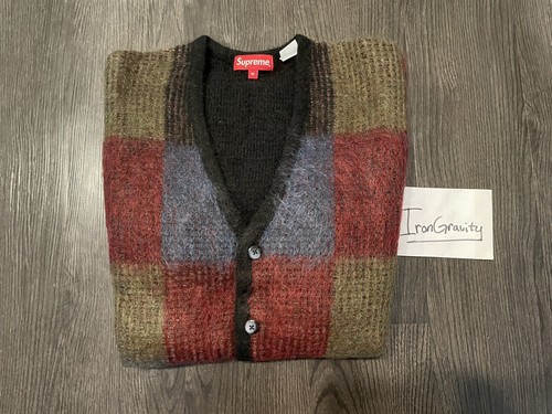 Supreme Brushed Mohair Grid Cardigan Black Size M | eBay Supreme Brushed Mohair Grid Cardigan Black Size M | eBay