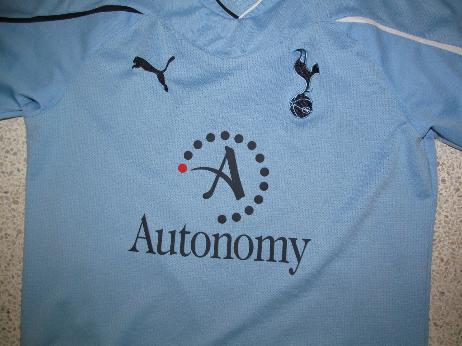Tottenham Hotspur 2010 Road Blue Puma Jersey Men Small 2011 Spurs