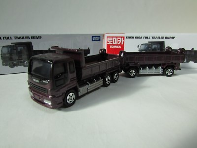 TAKARA TOMY TOMICA LONG #127 ISUZU GIGA FULL TRAILER DUMP | eBay