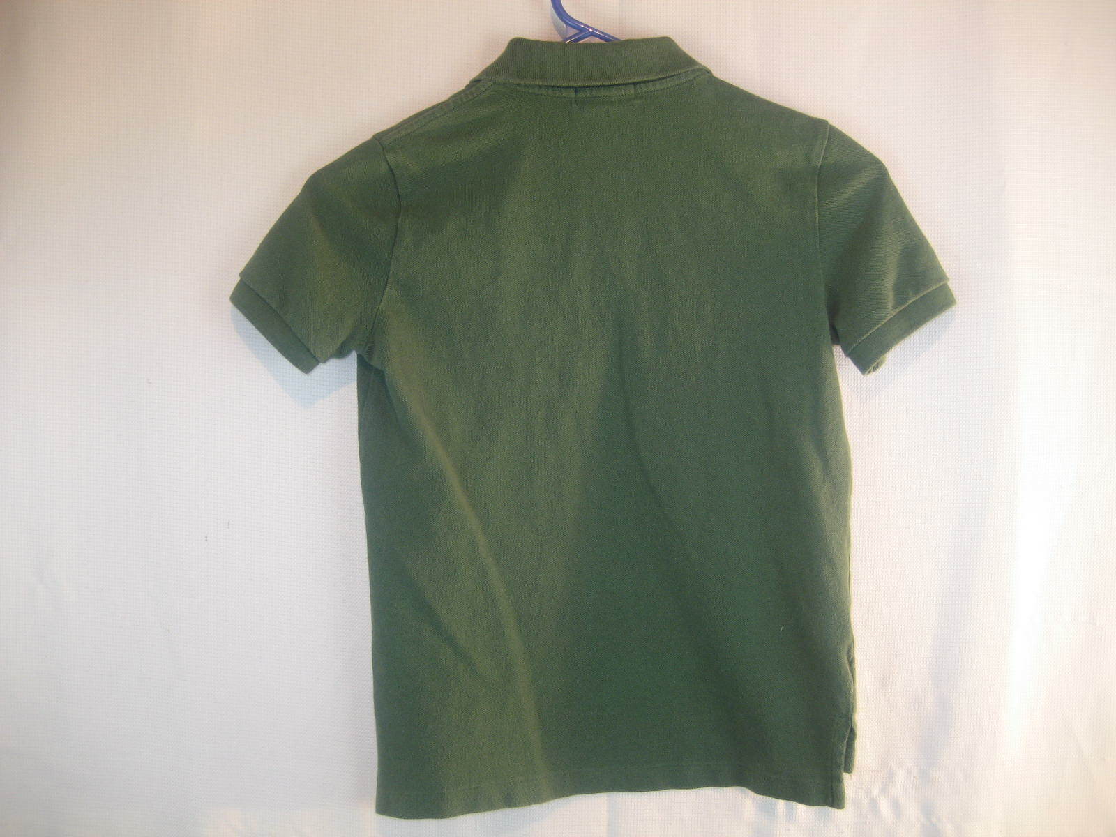 Boys Polo Ralph Lauren  Cotton Pique Green SS Polo Golf Style Shirt sz 7