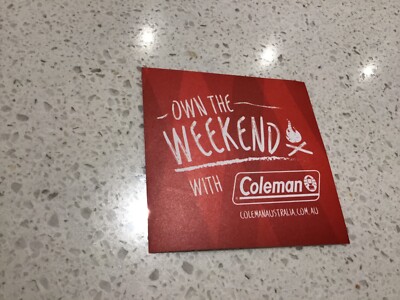 COLEMAN FRIDGE 4WD STICKER- TRUCKS CARS SPRINGS ARB TJM MACK KENWORTH MUSTANG