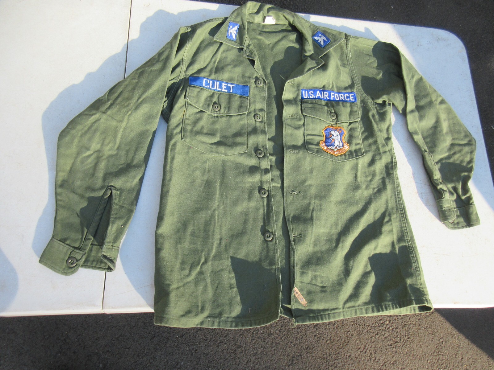 70s USA製　EMARジップ　ミリタリージャケット SQUADRON 70s USA製 EMARジップ ミリタリージャケット SQUADRON Vtg'70