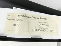 Audi A8 4H D4 09-17 Einstiegsleiste Rechts Hinten beleuchtet Audi A8 4H D4 09-17 25.04.2012 4H0864607J 121753567... Vorschau 7